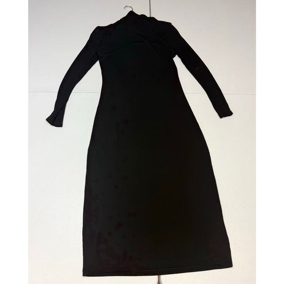 Tory Burch Jersey Turtleneck black Dress Size 10 - Picture 6 of 6